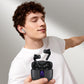 TAGRY Bluetooth Headphones True Wireless Earbuds 60H Playback LED Power Display Earphones with Wireless Charging Case IPX5 Waterproof in-Ear Ear buds with Mic for TV Smart Phone Laptop Computer Sports