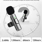 PoP voice USB C Mini Microphone for iPhone 16/15/14/Android, Wireless Lavalier Microphone with Noise Reduction, Lapel Lav Mic for Vlog YouTube TikTok Recording, 12H, 65ft