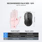 TECKNET Bluetooth Mouse, 4000DPI Wireless Mice for Laptop 2-in-1(BT 5.0/3.0+2.4Ghz) Computer Portable PC Mouse Wireless with USB Receiver for Mac (USB-A+Bluetooth, Black)