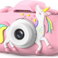 Goopow Kids Camera Toys for 3-8 Year Old Girls Boys,Children Digital Video Camcorder Camera with Cartoon Soft Cover, Best Chritmas Birthday Festival Gift for Kids - 32G SD Card Included