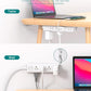 Flat Plug Power Strip, Ultra Thin Flat Extension Cord - Addtam 12 Widely AC 3 Sides Multiple Outlets, 5Ft, 1050J Surge Protector, Wall Mount, Desk Charging Station for Home Office Dorm Room Essentials