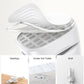 8Pack Cord Organizer [1s Lock] Spring Cable Management Clips - Lamicall Desk Cord Holder, Adhesive Cute Round Cable Clip, Phone Charger Wire Organizer Keeper for Nightstand Car Office Accessory, White
