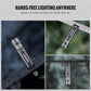 ThruNite Ti Mini Keychain Flashlight, USB-C Rechargeable EDC Pocket Light, Bright 650 Lumens Small Keychain Gadget for Camping, Everyday Carry, Indoor Outdoor Use (Grey Cool White)