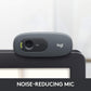 Logitech C270 HD Webcam, 720p, Widescreen HD Video Calling, Light Correction, Noise-Reducing Mic, Works with Zoom, Nintendo Switch 2’s New GameChat Mode, PC/Mac/Laptop/MacBook/Tablet - Black