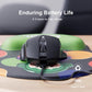 Uineer Wireless Mouse,Upgraded 2.4GHz Rechargeable (Battery Level Visible) Ergonomic Computer Mouse,4 Levels DPI, Wireless Mice for Laptop Computer(Matte Black)