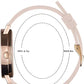 Hourstar Women's Analog Nurse Watch with Second Hand for Nursing, 12/24 Time, Silicone Band, Easy Read