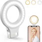 Clip-On Ring Light with 60 LEDs, Rechargeable Selfie Light for Phone, Laptop & Tablet