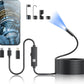 Endoscope Camera with Light, 1920P HD Borescope Tools with 8 Adjustable LED Lights, Endoscope with Semi-Rigid Snake Camera, Inspection Borescope for iOS and Android - 16.4ft Single Lens
