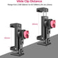 Metal Phone Tripod Mount 3 Cold Shoes & Arca Port, 360° Smartphone Tripod Adapter for iPhone 17 16 15 Cell Phone Stand Holder for Desktop Video Live Streaming Vlogging Rig