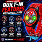 Marvel Spider-Man Kids Watches – Digital Display, Interactive Features, Adjustable Strap, Vibrant Spider-Man Graphics, Durable for Active Kids