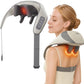 Cordless Neck and Shoulder Massager with Heat, 6D Shiatsu,  6D Shiatsu heat massage pillow, cordless for neck & back, portable relaxation gift for men, women & parents.