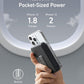 Anker 633 Magnetic Battery, 10,000mAh Foldable Wireless Portable Charger, 20W USB-C Power Delivery Power Bank with Stand, Magsafe-Compatible for iPhone 16/15/14/13/12 Series