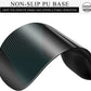 JIKIOU Mouse Pad, 2 Pack Ergonomic Mouse Pads with Comfortable Gel Wrist Rest Support and Smooth Cloth, Non-Slip PU Base for Easy Typing Pain Relief Durable and Easy to Clean Small Black