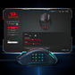 Redragon M908 Impact RGB LED MMO Gaming Mouse with 12 Side Buttons, Optical Wired Ergonomic Mouse with Max 12,400DPI, High Precision, 18 Programmable Macro Shortcuts, Comfort Grip