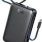 Portable Charger 50000mAh Power Bank,Portable Phone Charger with 2 Built in Cables,22.5W Fast Charging Travel Essentials Battery Pack for iPhone/iPad/MacBook/Android/Samsung Galaxy,Carbon Black
