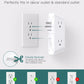 Addtam Surge Protector Outlet Extender, 6-Outlet Splitter with 4 USB Wall Charger(2 USB-C Ports), Multi Plug Wall Outlet 1800J Power Strip for Home Office Dorm Room Essentials