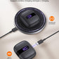TAGRY Bluetooth Headphones True Wireless Earbuds 60H Playback LED Power Display Earphones with Wireless Charging Case IPX5 Waterproof in-Ear Ear buds with Mic for TV Smart Phone Laptop Computer Sports