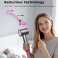 SHRATE Professional High Speed Ionic Hair Dryer | Ultra-Fast Drying | 500 Million Negative Ions | Low Noise | 160000 RPM | Compact Blow Dryer with Magnetic Diffuser for Faster Drying All Hair Types