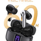 TAGRY Bluetooth Headphones True Wireless Earbuds 60H Playback LED Power Display Earphones with Wireless Charging Case IPX5 Waterproof in-Ear Ear buds with Mic for TV Smart Phone Laptop Computer Sports