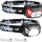 Lepro LE Headlamp Rechargeable, LED Head Lamp with 6 Modes for Camping & Hiking Gear Essentials, IPX4 Waterproof High Lumen Bright Headlight Flashlights with Adjustable Headband, USB Cable Include