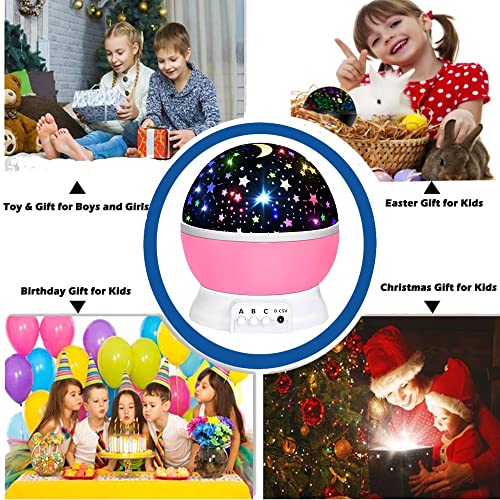 Toys for 1-10 Year Old Girls,Star Projector for Kids 2-9 Year Old Girl Gift Toy for 3-8 Year Old Girls Christmas Gift for 4-7 Year Old Boys Birthday Gift Stocking Stuffers for Kid