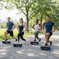 Yes4All Aerobic Exercise Step Platform, Exercise Stepper with Risers for Cardio and Strength Training, Workout Stepper for Home Gym