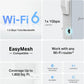 TP-Link RE515X AX1500 WiFi 6 Range Extender w/Ethernet Port | 1.5G Dual-Band Wireless Repeater Amplifier | Up to 1800 Sq. Ft., 64 Devices | Internet Signal Booster | APP Setup | EasyMesh Compatible