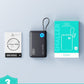 INIU 45W Power Bank, Fast Charging Portable Charger with Built-in USB C Cable, 10000mAh Small Type C Powerbank, Battery Pack for iPhone 17 16 15 14, iPad, Samsung S25 S24 etc Travel Camping Essentials