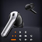 TAGRY Bluetooth Headphones True Wireless Earbuds 60H Playback LED Power Display Earphones with Wireless Charging Case IPX5 Waterproof in-Ear Ear buds with Mic for TV Smart Phone Laptop Computer Sports