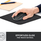 Logitech Mouse Pad - Studio Series, Computer Mouse Mat with Anti-Slip Rubber Base, Easy Gliding, Spill-Resistant Surface, Durable Materials, Portable, in a Fresh Modern Design, Graphite