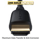 PowerBear 4K HDMI Cable 10 ft | High Speed Hdmi Cables, Braided Nylon & Gold Connectors, 4K @ 60Hz, Ultra HD, 2K, 1080P, ARC & CL3 Rated | for Laptop, Monitor, PS5, PS4, Xbox One, Fire TV, & More