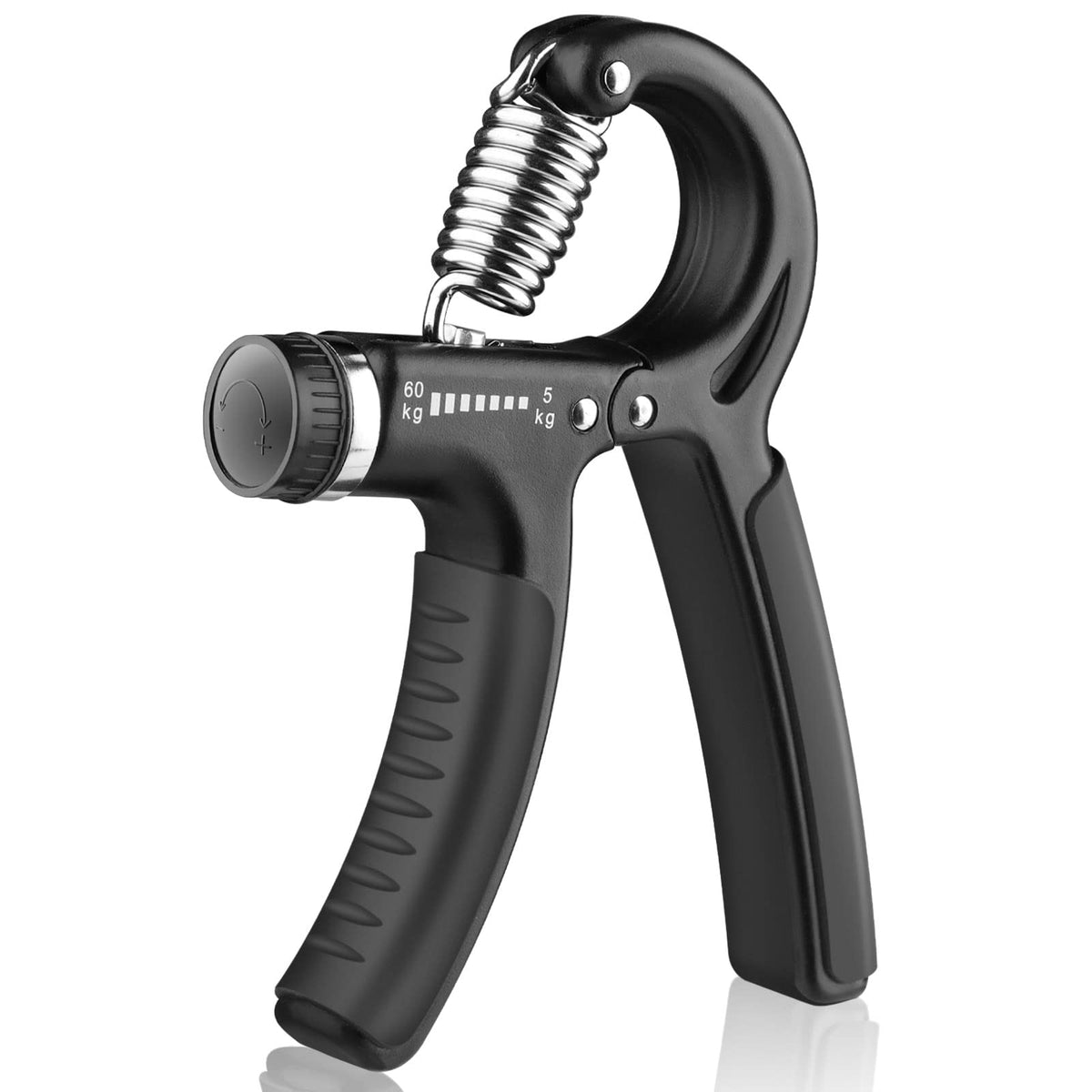 AIXPI Grip Strength Trainer, Hand Grip Exerciser Strengthener with Adjustable Resistance 11-132 Lbs (5-60kg), Forearm Strengthener, Hand Exerciser for Muscle Building and Injury Recover 1 PACK