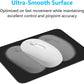 Dapesuom Small Mouse Pad, 6 x 8 Inch Thick Rubber Premium-Textured Non-Slip Portable & Washable Mini Mouse Mat for Women Men Wireless Laptops Keyboard Tray Gaming Work Computer Office Travel, Black