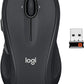Logitech M510 Wireless Mouse, Mouse for Laptop and PC with USB Unifying Receiver, Programmable Buttons - Graphite