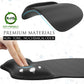 MROCO Ergonomic Mouse Pad with Gel Wrist Rest, Smooth Wrist Support Surface, Non-Slip PU Base for Pain Relief, Comfortable Mousepad for Computer, Laptop, Office & Home, 9.4 x 8.1 in, Black