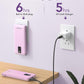 charmast Portable Charger with Built-in Cables & Wall Plug, 10000mAh Portable Power Bank, External Battery Pack Travel Essentials Compatible with iPhone 16/15/14/13, Samsung, iPad etc