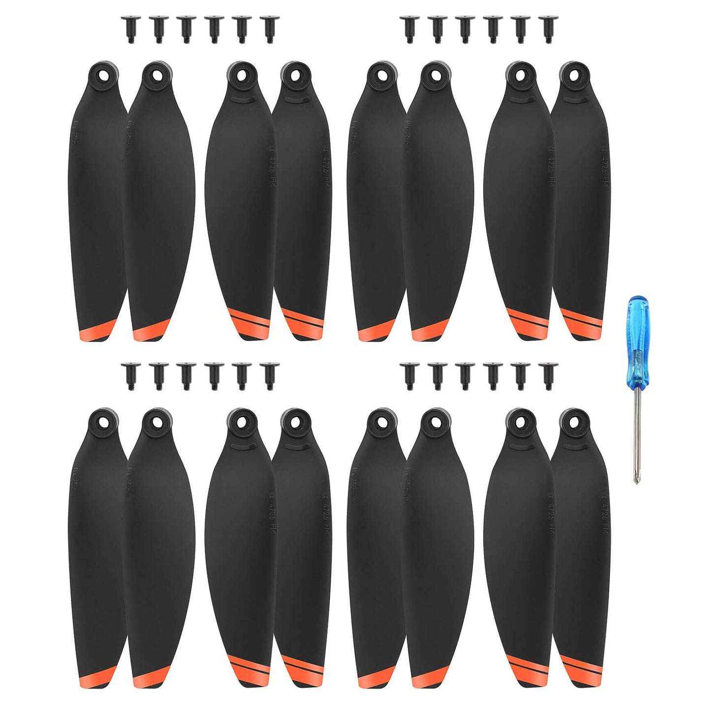 HeiyRC 16PCS Mini 4k / 2 Propeller for DJI Mavic Mini 2 SE Drone 4726 Replacement Props Blade Helices Screw Accessory