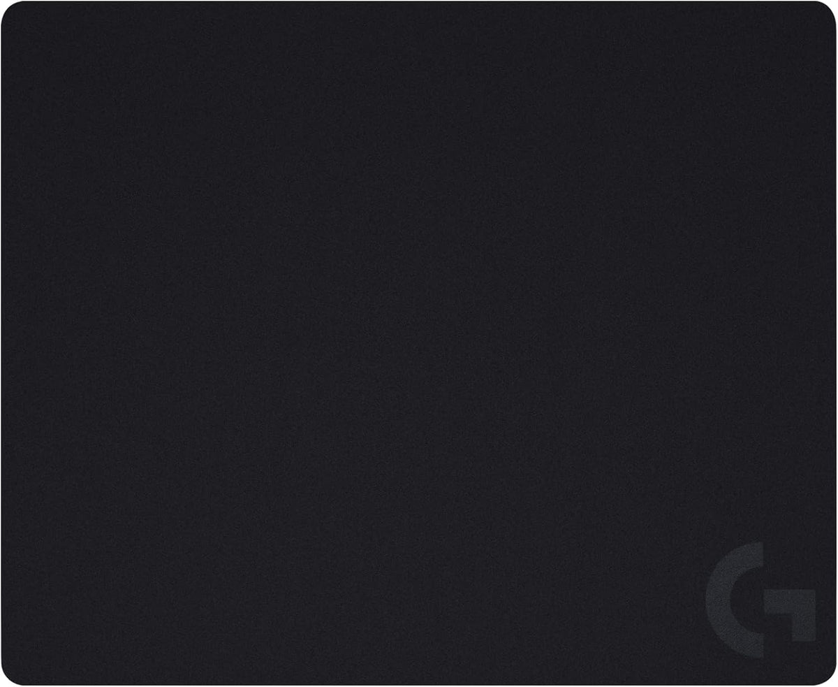Logitech G440 Hard Gaming Mouse Pad, Optimized for Gaming Sensors, Moderate Surface Friction, Non-Slip Mouse Mat - Black