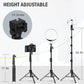 64” Tripod for Cell Phone & Camera, Phone Tripod with Remote and Phone Holder, Sturdy & Stable Height Adjustable Multi-Angle Shot Selfie Stick Tripod