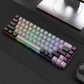 65% Gaming Keyboard, Wired Backlit Mini Keyboard, Ultra-Compact Anti-Ghosting No-Conflict 68 Keys Membrane Gaming Wired Keyboard