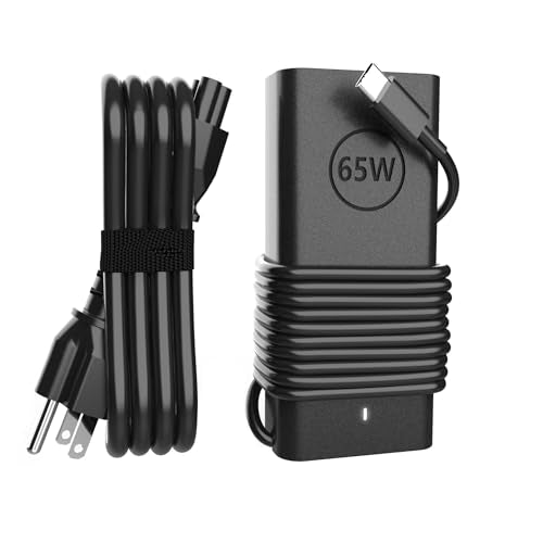 65W 45 Watt USB Type C Laptop Charger Compatible with Dell XPS 13, Latitude 5440 5540 5450 5420 7420 5520 E5440 E5430 5320 7440 5430 5530 7430 7450