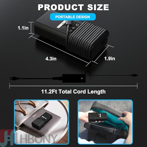 65W 60W USB Type C Charger Compatible with Dell Laptop Latitude 5540 5440 7440 5450 e5430 5430 5530 7430 3450 5550 5350 7450 5420 7420 5520 e5440