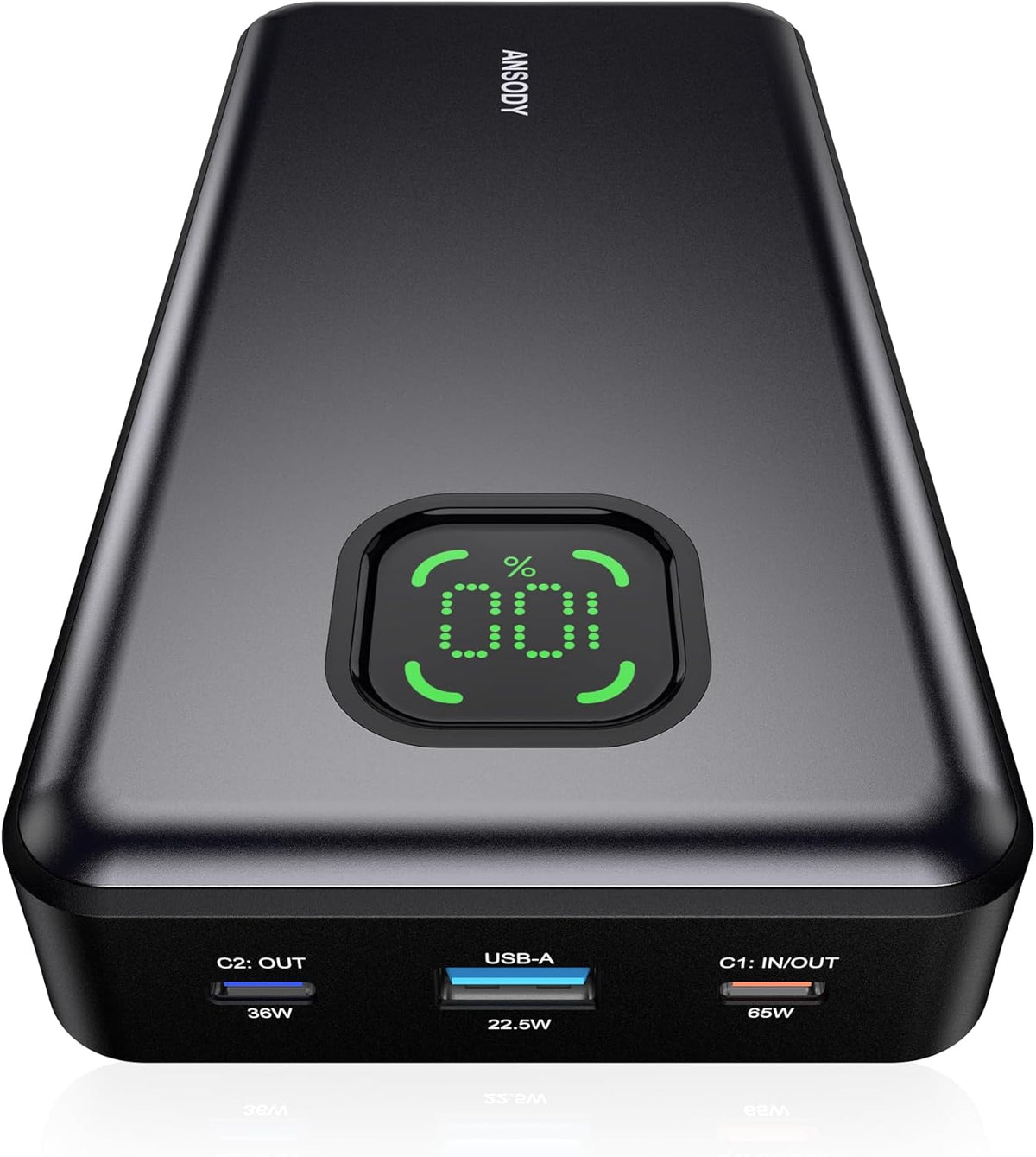 65W Power Bank, 25000mAh Travel Essential USB C Laptop Portable Charger, 100W Total Fast Charging Battery Pack