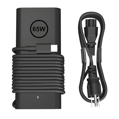 65W USB C AC Adapter Laptop Charger Compatible with Dell Latitude 3450 5520 7420 5420 5550 5450 5440 5430 5540 5530 7440 Inspiron 14 16 XPS 13