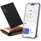 Wallet Tracker Card (iOS only), 0.07in Slim Tracking Card, IP68 Waterproof Bluetooth Tracker for Apple Find My, Wireless Charging Item Locator for Purse, Passports [Apple MFi Certified]
