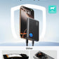 INIU Portable Charger, Ultra Slim 45W Fast Charging with Attached USB C Cable, Flight-Safe 10000mAh PD Power Bank Battery Pack, Travel Essential Phone Powerbank for iPhone 17 16 Samsung S25 Google etc