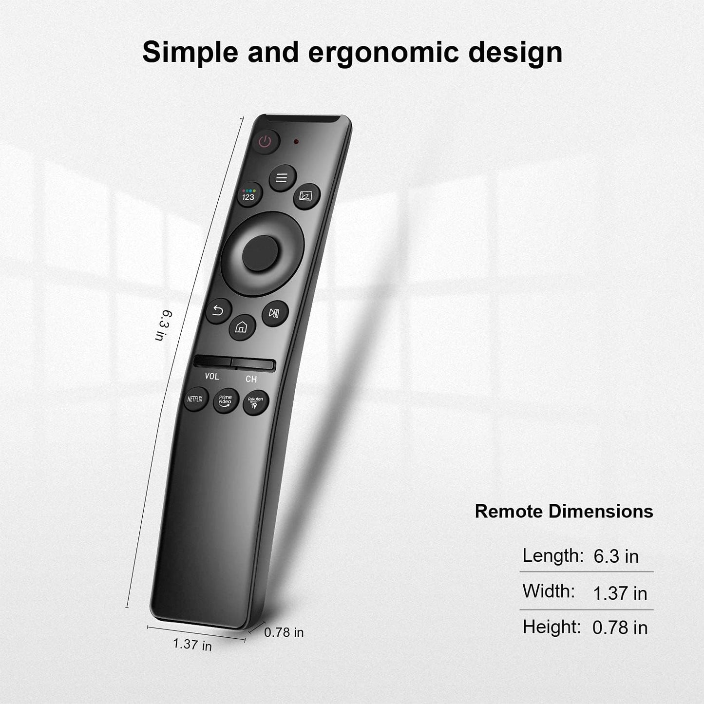 for Samsung TV Remote Replacement,Compatible for Samsung Smart TV Remote Control