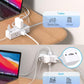 Power Strip Surge Protector - One Beat 6 Widely Outlets with 4 USB Ports (2 USB C), 5 Ft Extension Cord Flat Plug, Wall Mount Outlet Extender Small Power Strip for Travel Home Office College Dorm Room