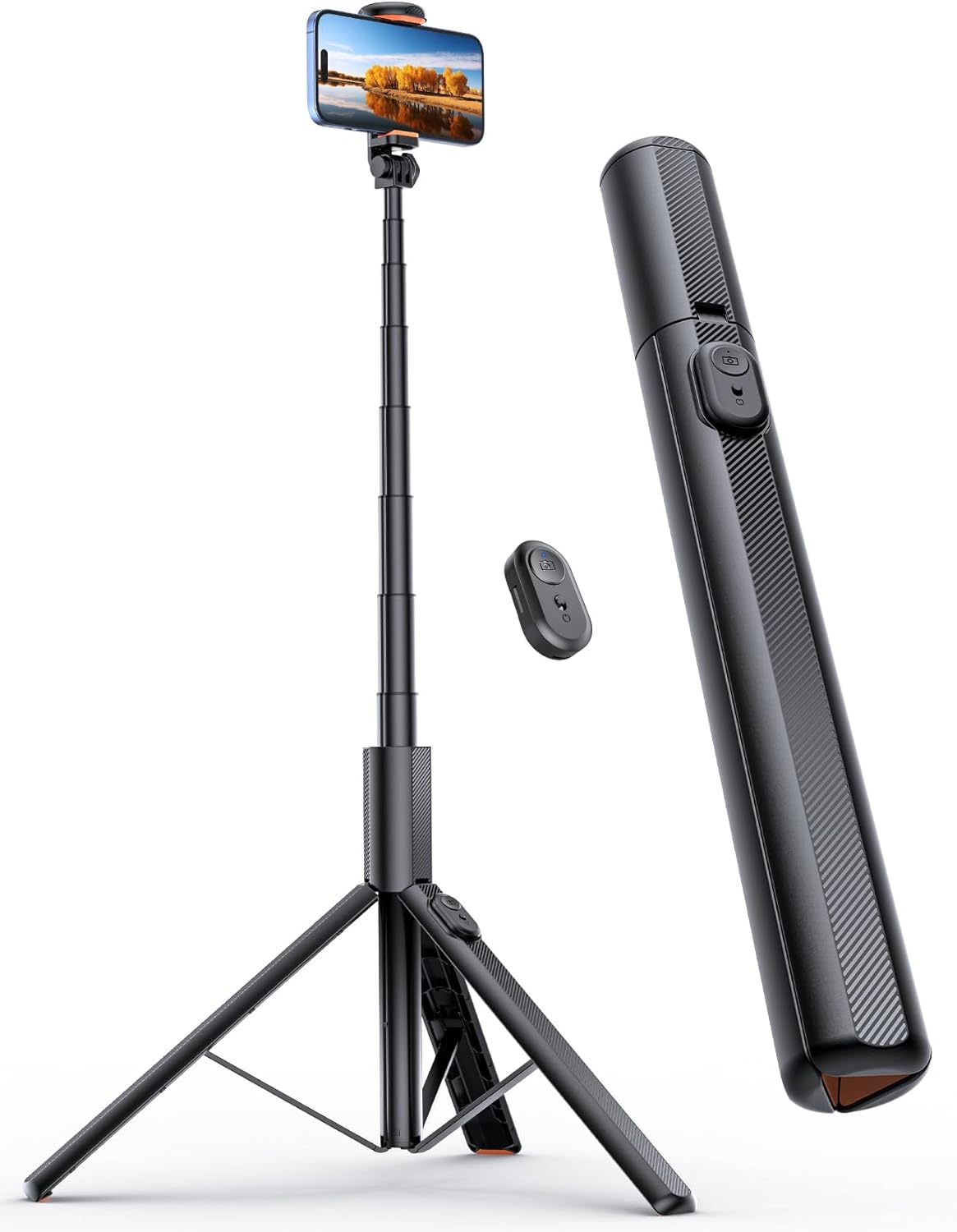 71" Phone Tripod, NT79 Extendable Selfie Stick with 1/4" Camera Mount for Cell Phone&Camera, Phone Tripod Stand Holder with Remote