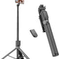 71” Phone Tripod & Selfie Stick, Portable All in One Extendable Cell Phone Tripod Stand, with Wireless Remote Control